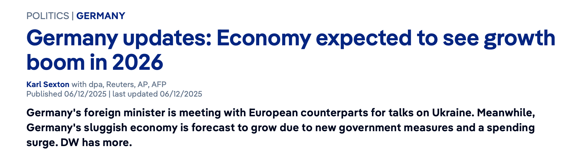 Economy Growth